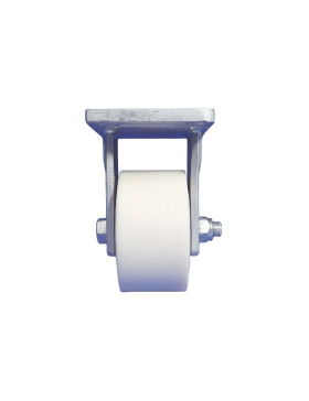 ROULETTE FIXE EN NYLON DIAMÈTRE 150 MM CHARGE EXTREME 3000 KG - STEC NYLON 150F