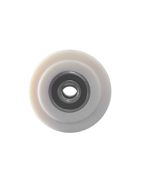 ROUE NYLON FORTE CHARGE DIAMETRE 150 MM CHARGE 2000 KG POUR AXE DE 25MM - S2490 150 RB25