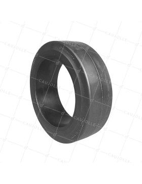 FRETE ACIER CAOUTCHOUC CONTINENTAL® ELASTIQUE DIAMÈTRE 250 MM CHARGE 675 KG - ANNEAU CONTI 250/80-170 • Caujolle
