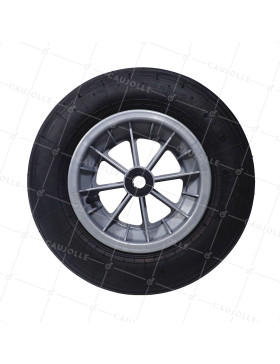 WHEELBARROW WHEEL DIAMETER 360 MM AXLE 20 MM LOAD 150 KG-S1006P 3.50/8 R20