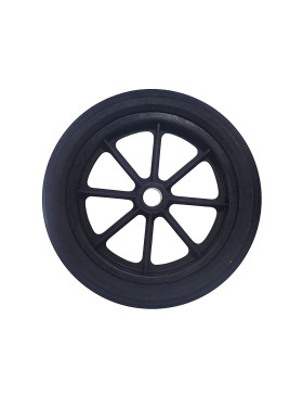 Wheelbarrow wheel PUNCTURE-PROOF RUBBER WHEEL WITH A DIAMETER OF 360MM FOR A 30 MM AXLE - S605DP 360 L30-74