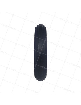 ROUE DE BROUETTE INCREVABLE EN CAOUTCHOUC DE DIAMETRE 360MM POUR AXE DE 30 MM - S605DP 360 L30-74