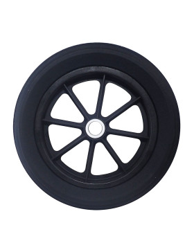 ROUE DE BROUETTE INCREVABLE EN CAOUTCHOUC DE DIAMETRE 360MM POUR AXE DE 32 MM - S605DP 360 L32 POM