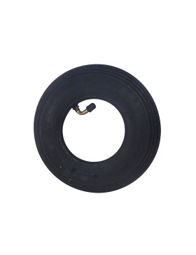 ENSEMBLE PNEU LIGNÉ + CHAMBRE À AIR DIAMÈTRE 200 MM (200 x 50) 2 PLIS VALVE PARALLELLE 7768