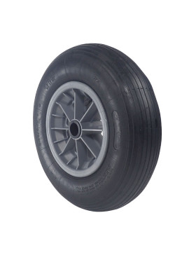 ROUE DE BROUETTE GONFLABLE DIAMÈTRE 400 MM CHARGE 150 KG POUR AXE DE 30 MM - S1006P L30 POM