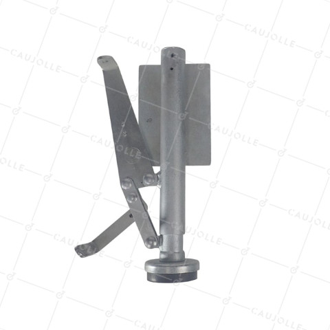 PATIN D'IMMOBILISATION EN ACIER COTE DROIT POUR CHARIOTS ET MACHINES - FOOT ELEVATOR LATERAL DROIT • Caujolle