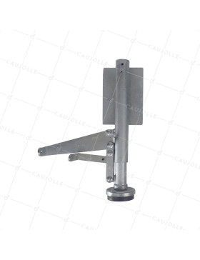 PATIN D'IMMOBILISATION EN ACIER COTE DROIT POUR CHARIOTS ET MACHINES - FOOT ELEVATOR LATERAL DROIT