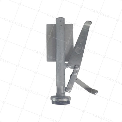 PATIN D'IMMOBILISATION EN ACIER COTE GAUCHE POUR CHARIOTS ET MACHINES - FOOT ELEVATOR LATERAL GAUCHE • Caujolle