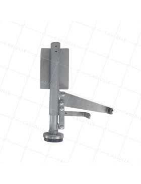 PATIN D'IMMOBILISATION EN ACIER COTE GAUCHE POUR CHARIOTS ET MACHINES - FOOT ELEVATOR LATERAL GAUCHE