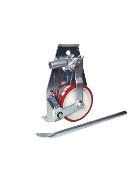 PAIR OF CASTERS RETRACTABLE LEVER FOR MOVERS DIAMETER 138 MM LOAD 1000KG - LEVEL UP KIT 138