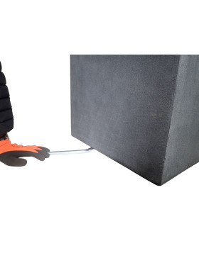 PAIRE DE ROULETTES ESCAMOTABLE A LEVIER POUR DEMENAGEURS DIAMETRE 138 MM CHARGE 1000KG - KIT LEVEL UP 138
