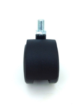 SCREW-IN CHAIR CASTOR 50 MM DIAMETER 10 MM THREADED STEM, 50 KG MAX LOAD - S49TF 50