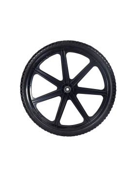 Wheel OF Trailer GARDEN INFLATED REINFORCED DIAMETER 605 MM LOAD 50 KG AXLE OF 16 MM - S5000P 24 INCHES PUNCTURE-PROOF