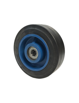 Wheel IN CAST IRON Tread FLEXIBLE DIAMETER 250 MM LOAD 600 KG AXLE 30MM - S2750F 250 CONTINENTAL