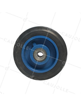 Wheel IN CAST IRON Tread FLEXIBLE DIAMETER 250 MM LOAD 600 KG AXLE 30MM - S2750F 250 CONTINENTAL