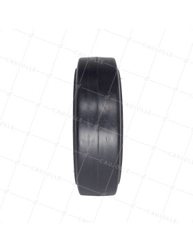 CAST IRON WHEEL WITH SUPPLE TYRE DIAMETER 250 MM MAX LOAD 600 KG BORE 30 MM - S2750F250