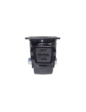 Castor EXTRA LOW SWIVEL NYLON FIBER HEAVY LOAD DIAMETER 75 MM LOAD 600 KG - BLACK SURB 75PAF