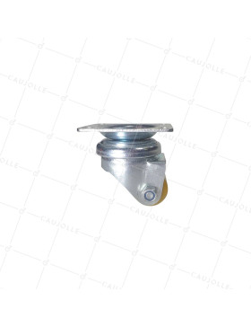 ROULETTE PIVOTANTE EXTRA BASSE DIAMÈTRE 25 MM HAUTEUR 54 MM CHARGE 100KG - MINI SURB 25P