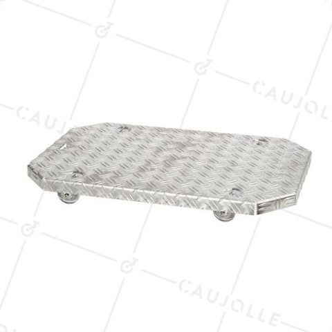 POT RACK ON WHEELS XXL 60X40X7CM LOAD 120 KG - JARDI GROOVE 60 • Caujolle