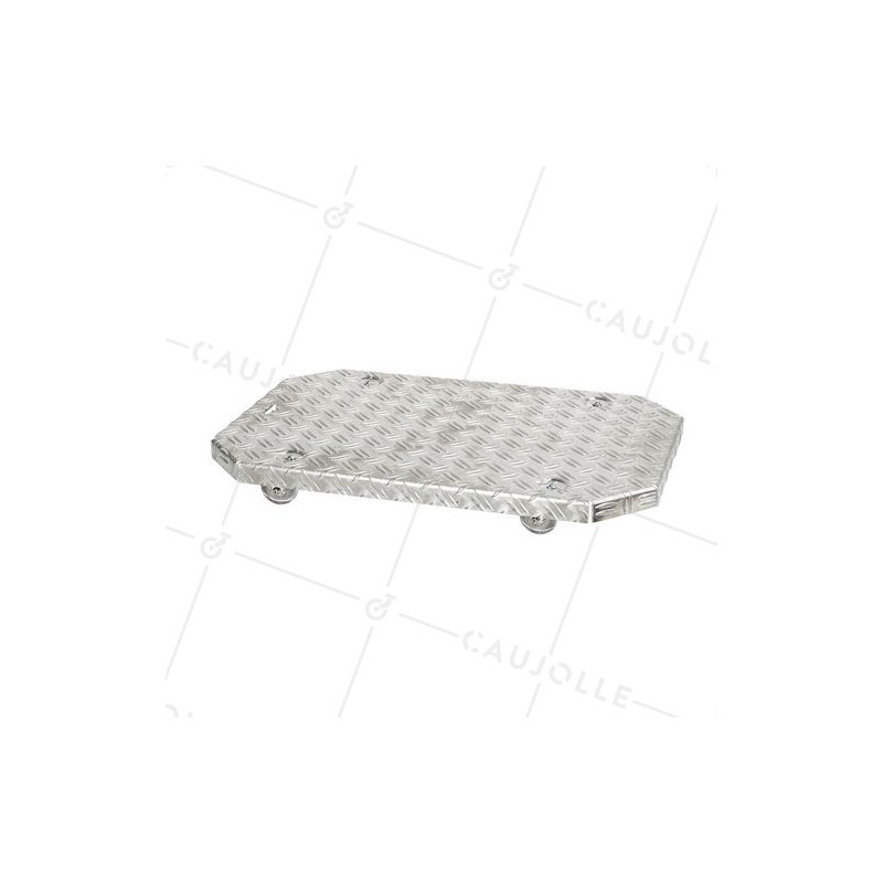 POT RACK ON WHEELS XXL 60X40X7CM LOAD 120 KG - JARDI GROOVE 60