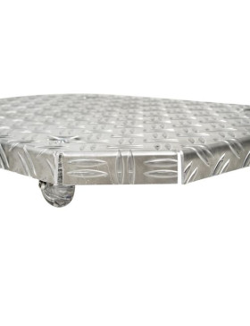 POT RACK ON WHEELS XXL 60X40X7CM LOAD 120 KG - JARDI GROOVE 60