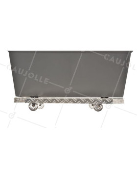 POT RACK ON WHEELS XXL 60X40X7CM LOAD 120 KG - JARDI GROOVE 60