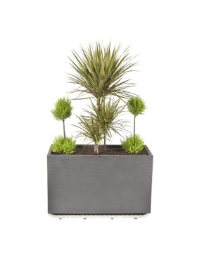 PORTE POTS A ROULETTES XXL 100CM X 40CM X 7CM CHARGE 200 KG - JARDI GROOVE 100