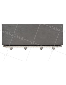 PORTE POTS A ROULETTES XXL 100CM X 40CM X 7CM CHARGE 200 KG - JARDI GROOVE 100