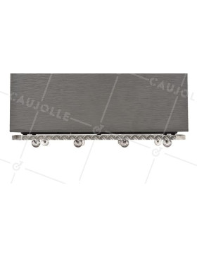 PORTE POTS A ROULETTES XXL 100CM X 40CM X 7CM CHARGE 200 KG - JARDI GROOVE 100