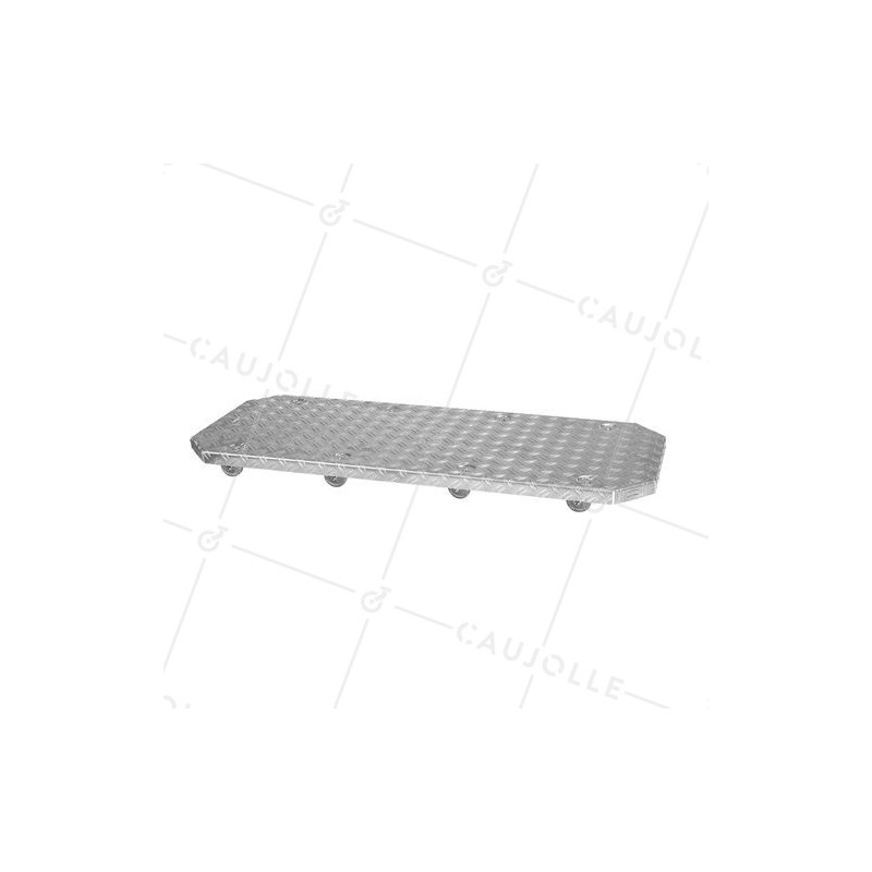PORTE POTS A ROULETTES XXL 100CM X 40CM X 7CM CHARGE 200 KG - JARDI GROOVE 100