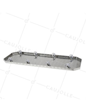 PORTE POTS A ROULETTES XXL 100CM X 40CM X 7CM CHARGE 200 KG - JARDI GROOVE 100