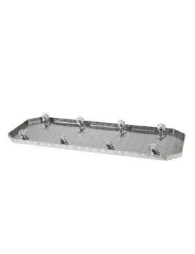 PORTE POTS A ROULETTES XXL 100CM X 40CM X 7CM CHARGE 200 KG - JARDI GROOVE 100