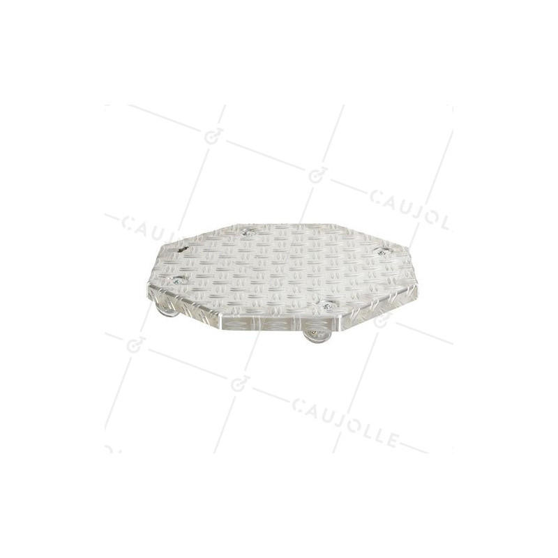 FLOWER POT STAND ON WHEELS FOR POTS WITH A DIAMETER OF 45 CM MAX LOAD 120 KG - CRYSTAL OCTO 45