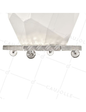 FLOWER POT STAND ON WHEELS FOR POTS WITH A DIAMETER OF 45 CM MAX LOAD 120 KG - CRYSTAL OCTO 45