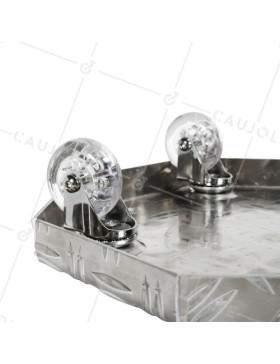 FLOWER POT HOLDER ON WHEELS FOR POTS WITH A DIAMETER OF 30 CM MAX LOAD 120 KG - CRYSTAL OCTO 30