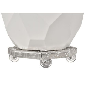 FLOWER POT HOLDER ON WHEELS FOR POTS WITH A DIAMETER OF 30 CM MAX LOAD 120 KG - CRYSTAL OCTO 30
