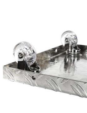 ALUMINUM PLANTER TRAY DESIGN 30 CM X 30 CM LOAD 90 KG - CRYSTAL SQUARE 30