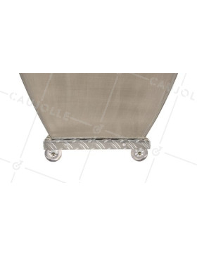 ALUMINUM PLANTER TRAY DESIGN 30 CM X 30 CM LOAD 90 KG - CRYSTAL SQUARE 30