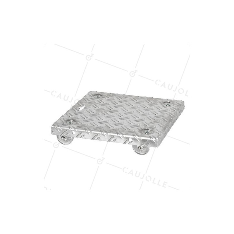 ALUMINUM PLANTER TRAY DESIGN 30 CM X 30 CM LOAD 90 KG - CRYSTAL SQUARE 30