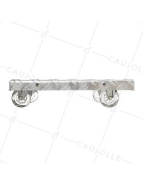 ALUMINUM PLANTER TRAY DESIGN 30 CM X 30 CM LOAD 90 KG - CRYSTAL SQUARE 30