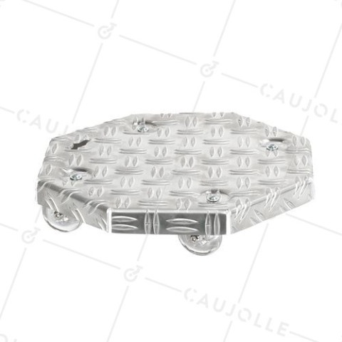 FLOWER POT HOLDER ON CASTERS FOR POTS WITH A DIAMETER OF 30 CM MAX LOAD 90 KG - CRYSTAL OCTO 30 • Caujolle