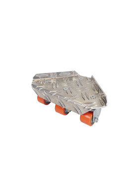 COIN DE MANUTENTION POUR ARMOIRE EXTRA LOURDE CHARGE 300 KG - COIN ALU ROUES PU