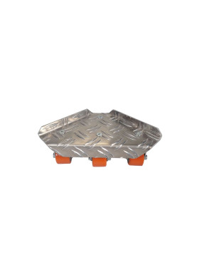 COIN DE MANUTENTION POUR ARMOIRE EXTRA LOURDE CHARGE 300 KG - COIN ALU ROUES PU