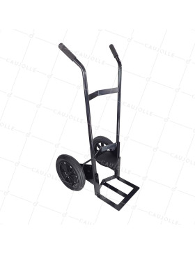 Hand truck ULTRA STRENGTH MULTI-TASK WITH Wheels PUNCTURE-PROOF RUBBER DIAMETER 360MM LOAD 250KG - Hand truck XXL S605DP 360 R20/74 • Caujolle