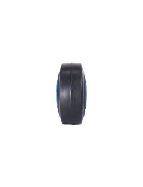 ROUE EN FONTE BANDAGE SOUPLE DIAMÈTRE 125MM AXE 20MM S2750F125/50