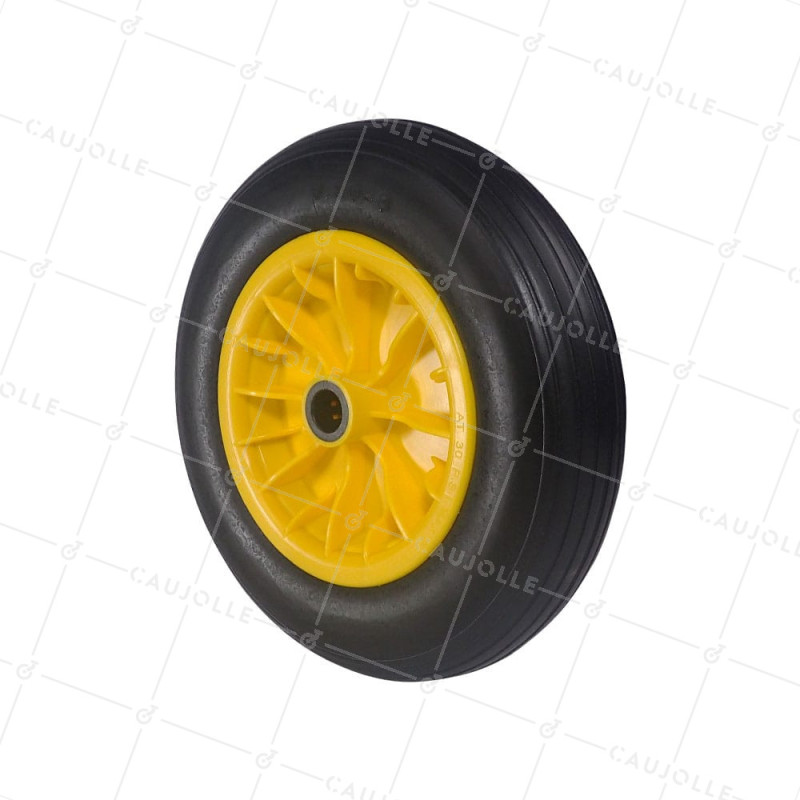 ROUE DE BROUETTE INCREVABLE PETIT FORMA DIAMETRE 370 MM CHARGE 150 KG - S6000P 3.50/8 RR25