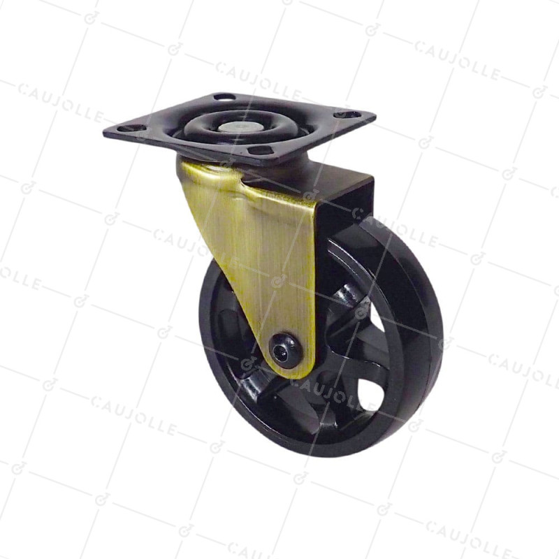 Castor GOLDEN DESIGN Wheel NYLON DIAMETER 75 MM LOAD 45KG - GOLDNYLON 75 P