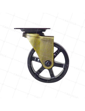 Castor GOLDEN DESIGN Wheel NYLON DIAMETER 75 MM LOAD 45KG - GOLDNYLON 75 P