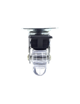Castor SWIVEL WITH BRAKE TRANSPARENT DESIGN DIAMETER 35 MM LOAD 25 KG - S140TR 35PAF