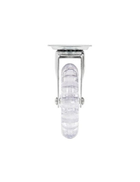 Castor PIVOTING TRANSPARENT DESIGN DIAMETER 100 MM LOAD 75 KG - S140TR 100 P